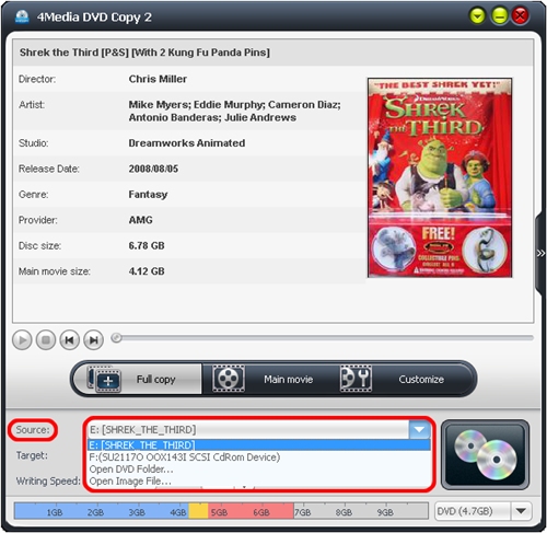 Load DVD
