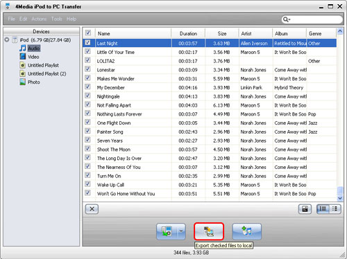 How to transfer iPod to PC