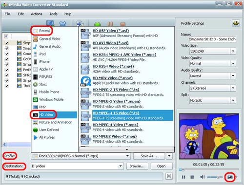 How to convert video files