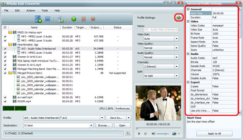 mp4 to xvid online