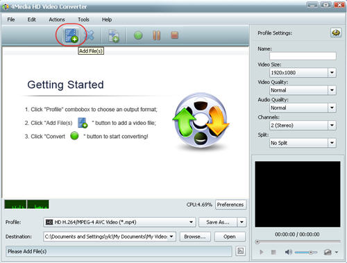 How to convert M2TS to WMV, M2TS to WMV HD Converter