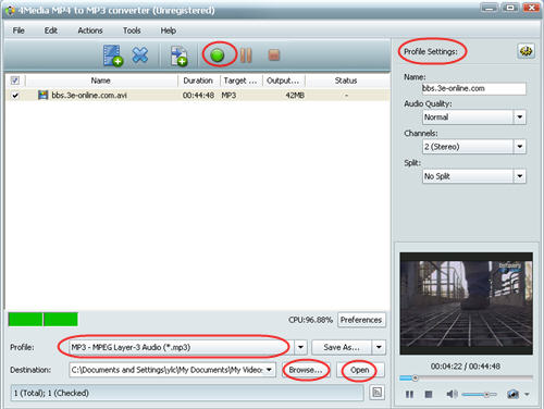 How to convert AVI to MP3